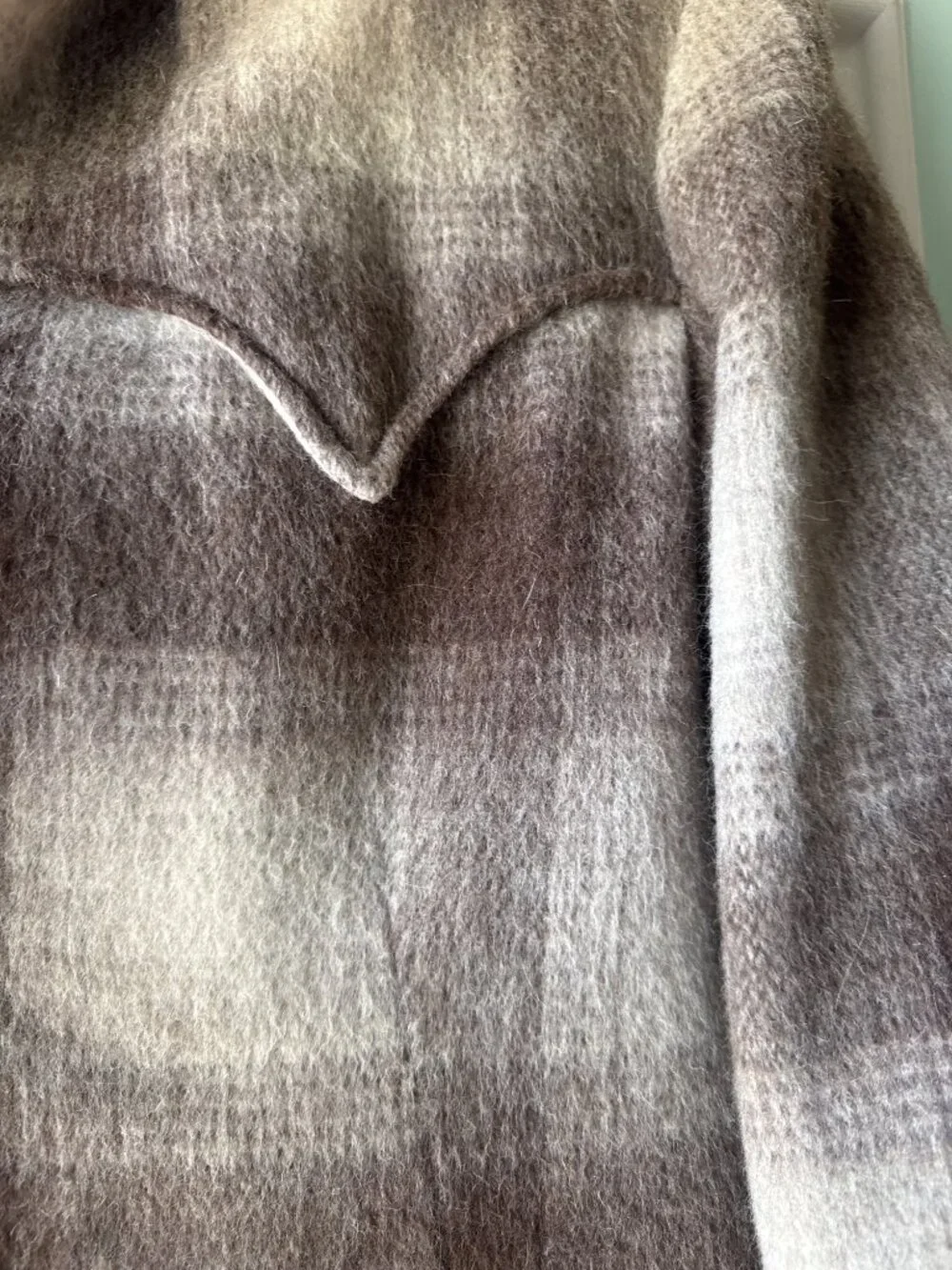 Vtg 1950s Land N Lakes cashmere wool blend jacket rockabilly Herman K Lavin Co S